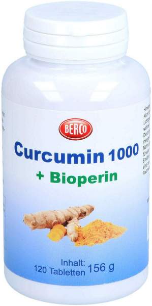 Curcumin 1000+Bioperin Berco Tabletten 120 Stück