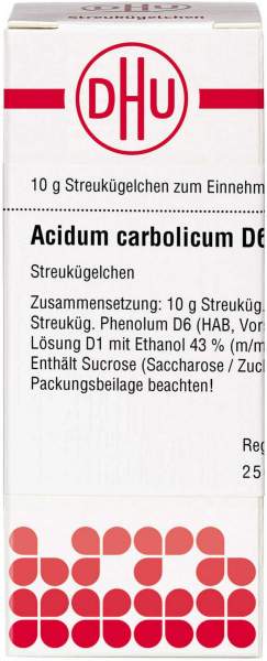 Dhu Acidum Carbolicum D6 Globuli