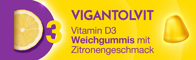Vigantolvit - Vitamin D3 Weichgummis mit Zitronengeschmack