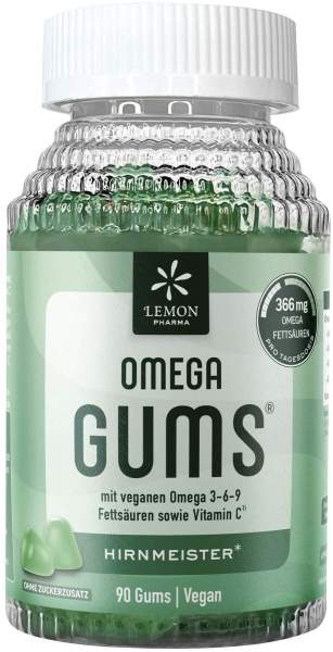 Lemon Pharma Omega Dha Gums Apfelgeschmack 90 Stück
