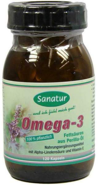 Omega 3 Fettsäuren 100% Pflanzlich 120 Kapseln