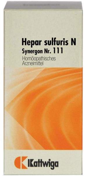 Hepar Sulfuris N Synergon 111 Kattwiga 100 Tabletten