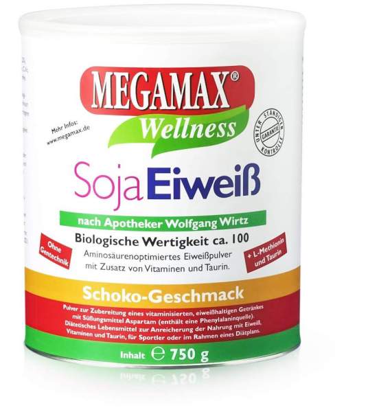 Megamax Soja Eiweiß Schoko Pulver 750 G Pulver