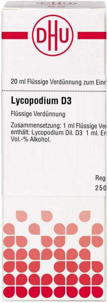 Lycopodium D 3 Dilution 20 ml