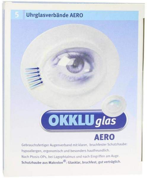 Okkluglas Aero 5 Uhrglasverbände