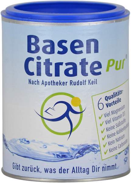 Basen Citrate Pur nach Apotheker Rudolf Keil 216 g Pulver