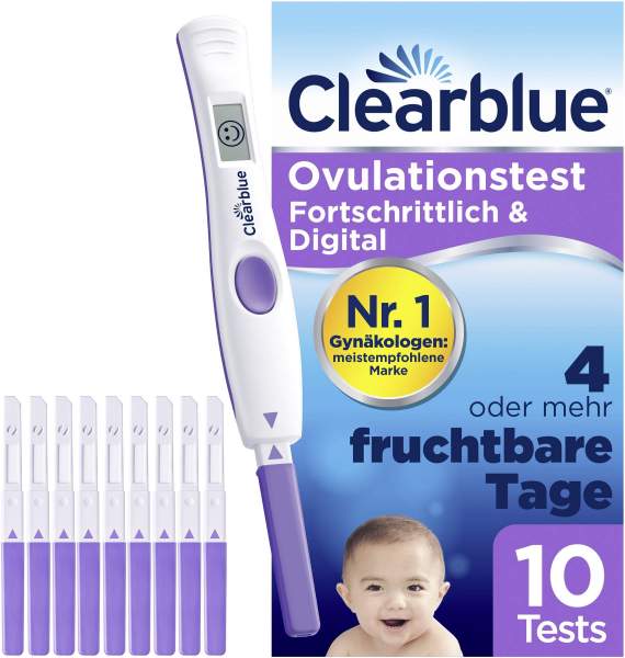 Clearblue Ovulationstest Fortschrittlich &amp; Digital 10 Tests