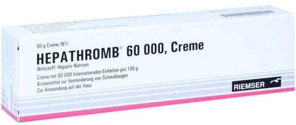 Hepathromb Creme 60.000 I.E 50 G Creme