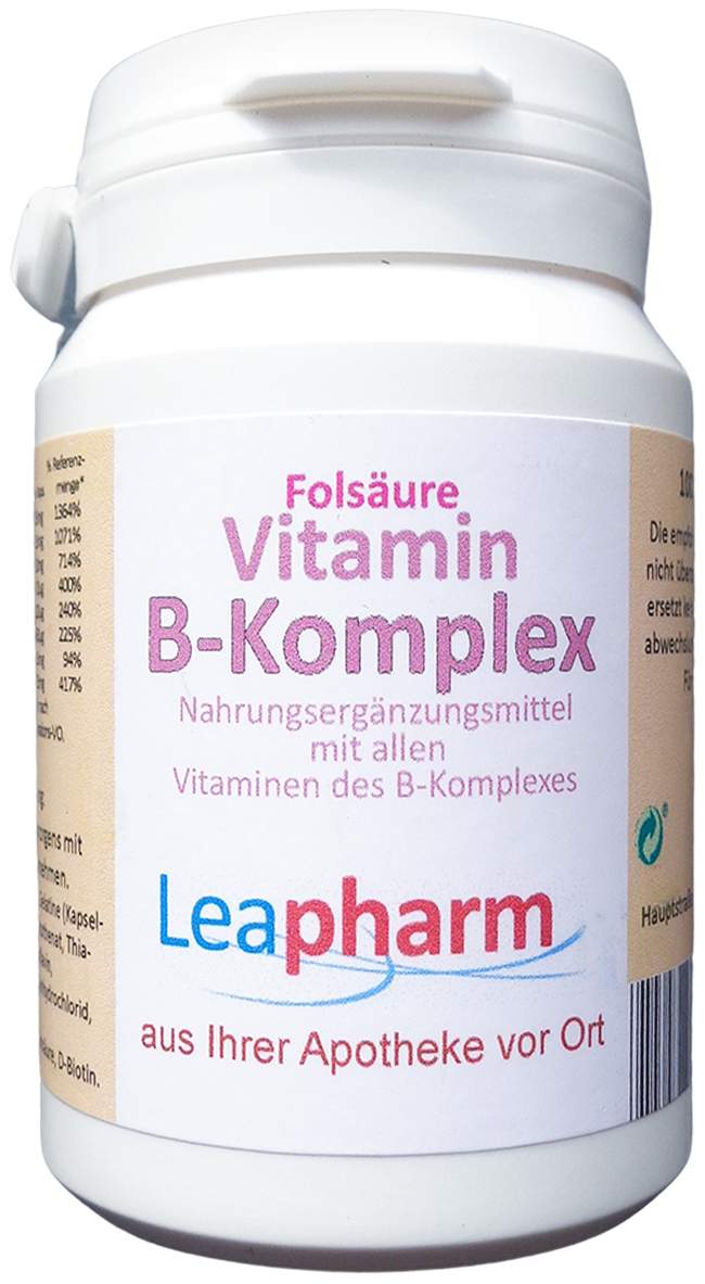 Folsäure Vitamin B Komplex Kapseln 100 Stück kaufen | Volksversand ...