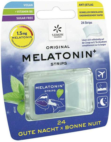 Melatonin Strips 24 Zungenstreifen