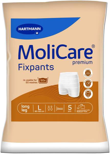 Molicare Premium Fixpants Gr.L Long Leg 5 Stück
