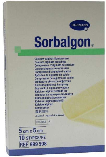 Sorbalgon Kompressen 5 X 5 cm 10 Stück