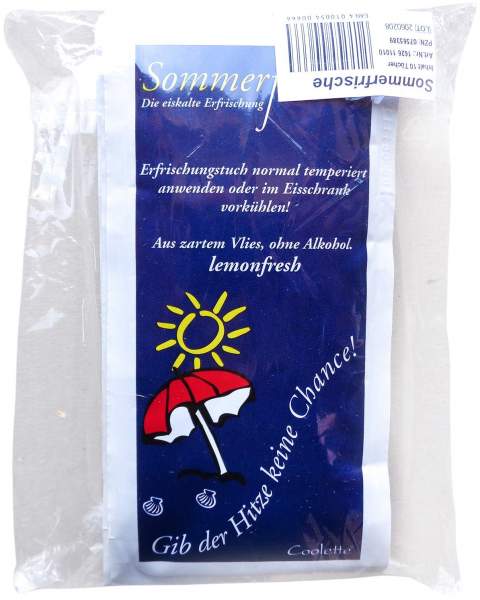 Sommerfrische Lemonfresh Erfrischungstuch 10 Stück