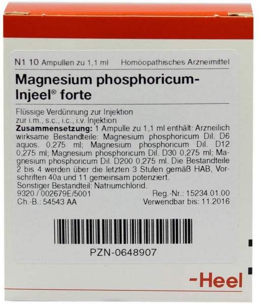 Magnesium Phosphoricum Injeel Forte 10 Ampullen