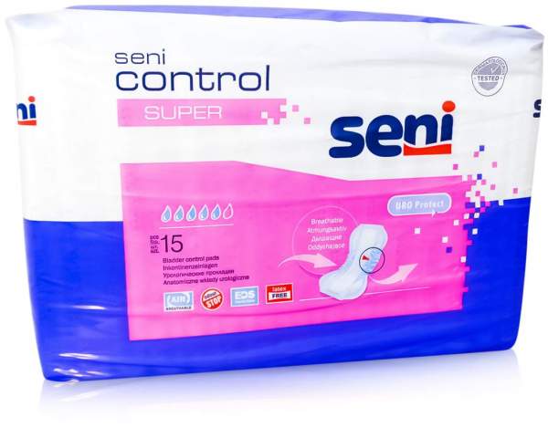 Seni Control Super Einlagen 15 Stück