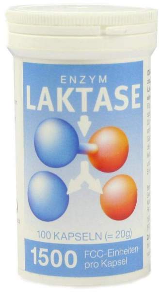 Laktase 1500 Fcc Enzym 100 Kapseln