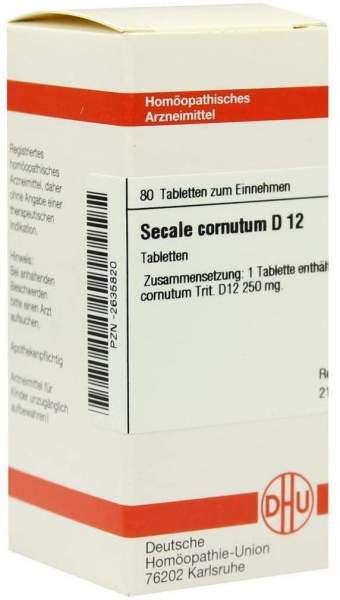 DHU Secale Cornutum D12 80 Tabletten