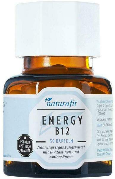 Naturafit Energy B12 Kapseln 30 Stk