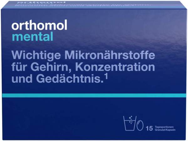 Orthomol Mental Granulat Plus Kapseln 15 Tage 1 Kombipackung