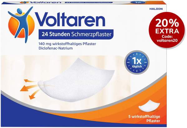 Voltaren 24h Schmerzpflaster 5 Stück