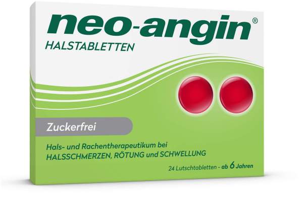 neo angin Halstabletten zuckerfrei 24 Lutschtabletten