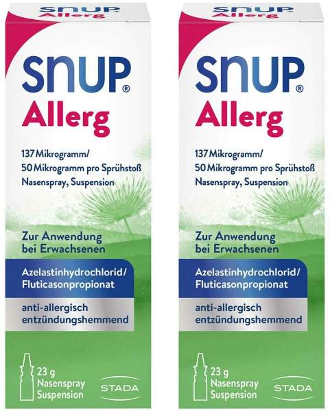 Snup Allerg Nasenspray mit Azelastin und Fluticason 2 x 23 g