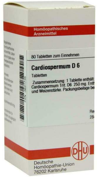 Dhu Cardiospermum D6 80 Tabletten