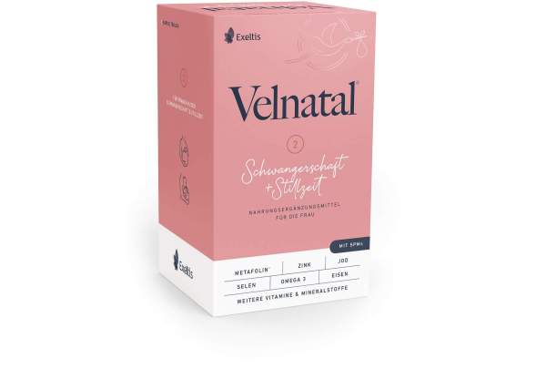 Velnatal® Schwangerschaft + Stillzeit 90 Weichkapseln