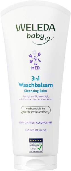 Weleda 3 in 1 Waschbalsam weiße Malve 200 ml