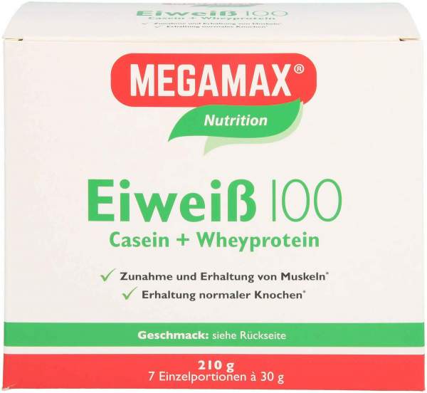 Eiweiss 100 Erdbeer Megamax 7 x 30 g Pulver