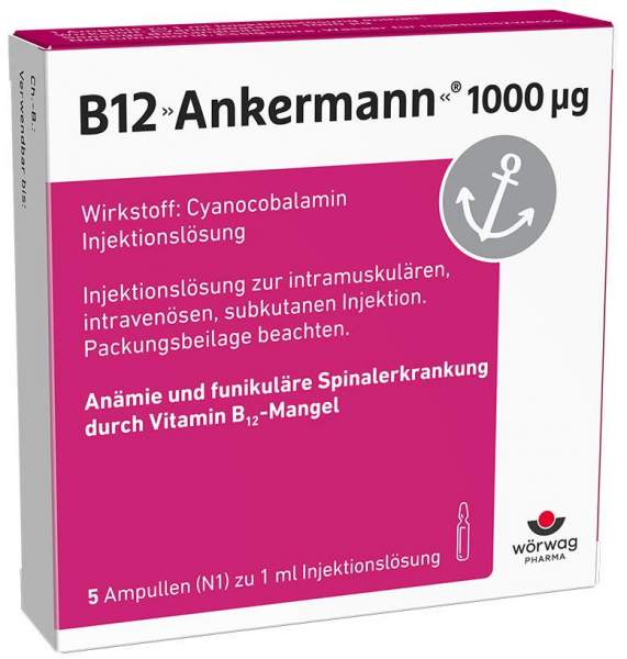 B12 Ankermann 1000 µg 5 X 1 ml Ampullen