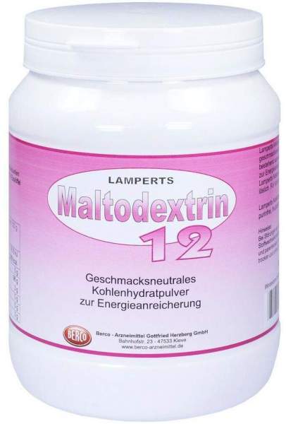 Maltodextrin 12 Lamperts 500 G Pulver