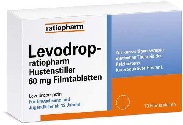Levodrop-Ratiopharm Hustenstiller 60 mg 10 Filmtabletten