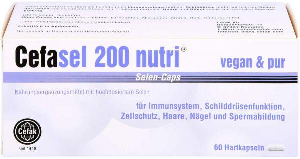 Cefasel 200 Nutri Selen-Caps 60 Stück