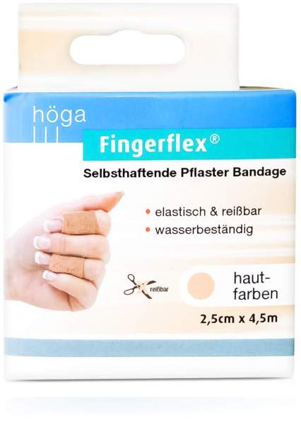 Fingerflex Binde 2,5 Cmx4,5 M Hautfarben