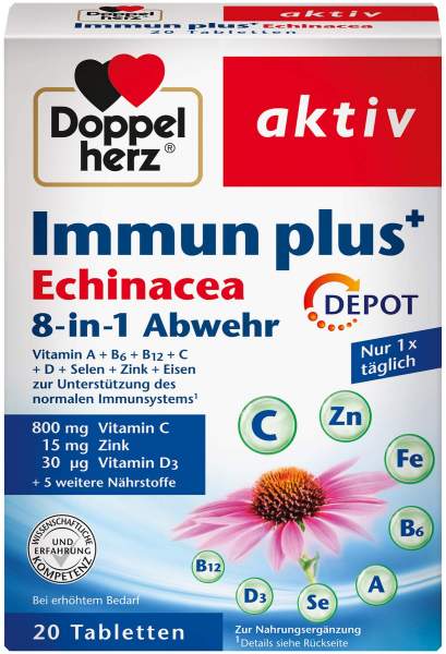 Doppelherz Aktiv Immun Plus Echinacea 20 Tabletten