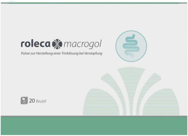Roleca Macrogol Plv.Z.Her.E.Lsg.Z.Einnehmen 20 Stück