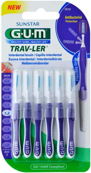 Gum Trav-Ler 1 6 Zahnbürsten