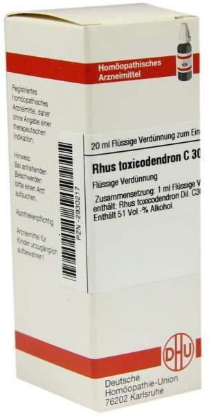 Dhu Rhus Toxicodendron C30 20 ml Dilution