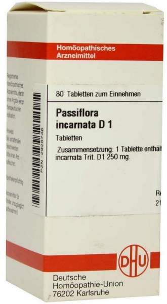 Passiflora Incarnata D1 Tabletten 80 Tabletten