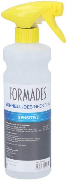 Formades Schnelldesinfektion Sensitive 500 ml Sprühflasche