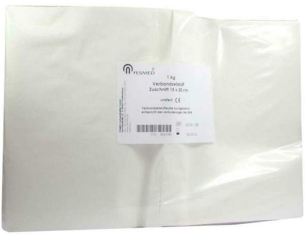 Verbandzellstoff Hochgebleicht 15x20 cm