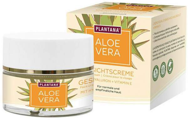 Plantana Aloe Vera Gesichtscreme Hyaluron &amp; Vitamin E 50 ml