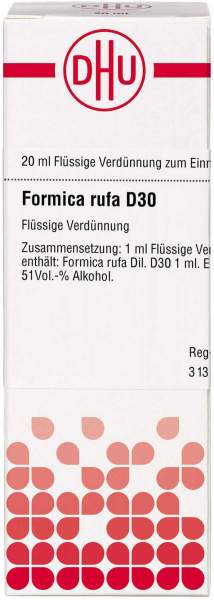 Dhu Formica Rufa D30 Dilution 20 ml