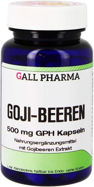 Goji Beeren 500 mg Gph 180 Kapseln