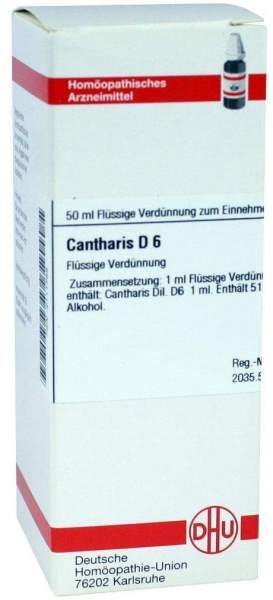 Cantharis D 6 50 ml Dilution