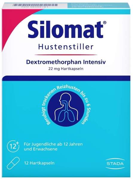 Silomat Hustenstiller Dextromethorphan Intensiv 12 Hartkapseln