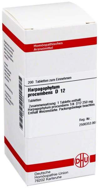 Harpagophytum Rrocumbens D12 Dhu 200 Tabletten