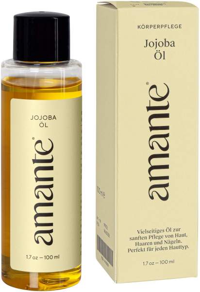 Jojoba Öl 100 % Rein Hautpflegeöl Amante 100 ml