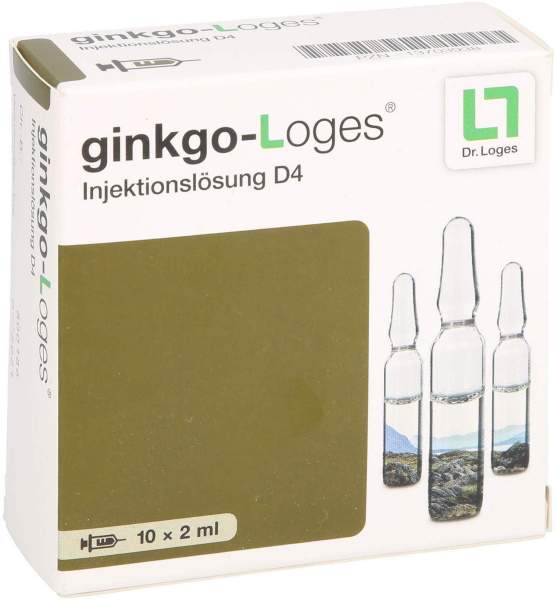 Ginkgo-Loges Injektionslösung D 4 Ampullen